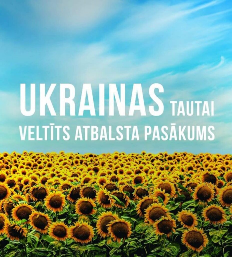 Notiks Ukrainai veltīts atbalsta pasākums