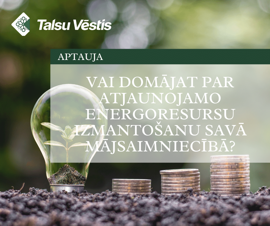 Piedalies laikraksta “Talsu Vēstis” aptaujā
