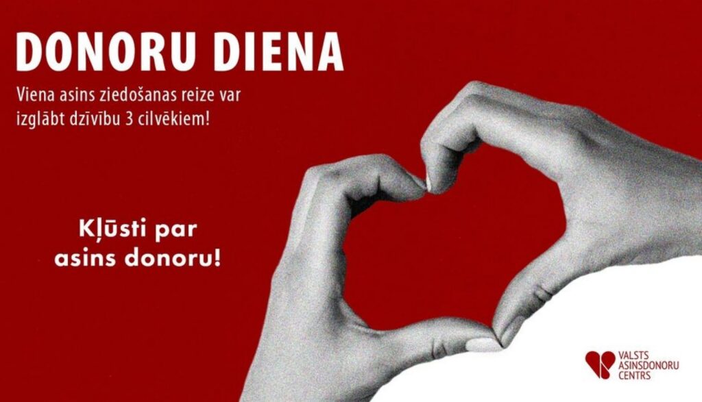 Talsos nākamā donoru diena būs  3. septembrī