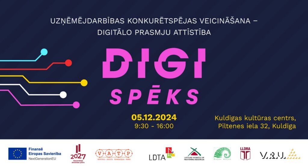 Konference Kurzemes uzņēmējiem par digitalizācijas spēku