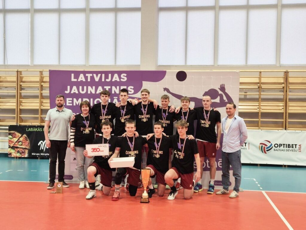 «Talsu NSS/Dundaga» U19 volejbolisti — Latvijas čempioni