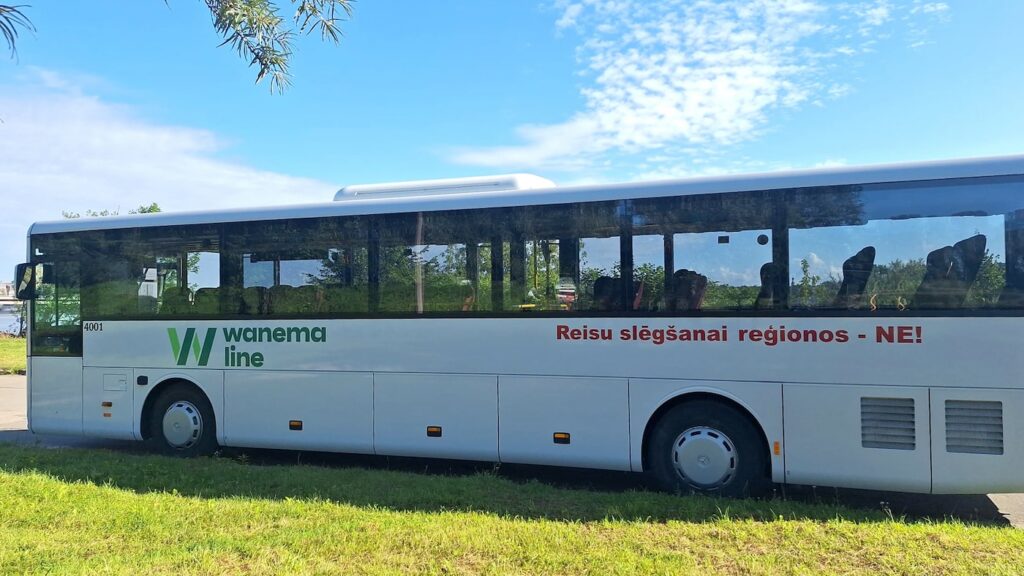Pasažieru pārvadātāju protesta akcijā piedalās arī «Wanema line»
